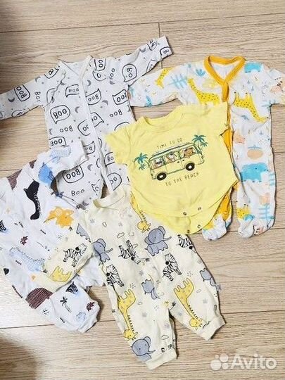 Детские вещи пакетом от 56 до 68