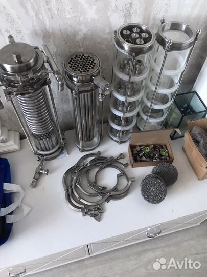 Хамут кламп 4 д юйм 3 секцыи