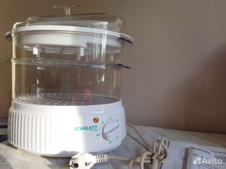 Пароварка новая scarlett