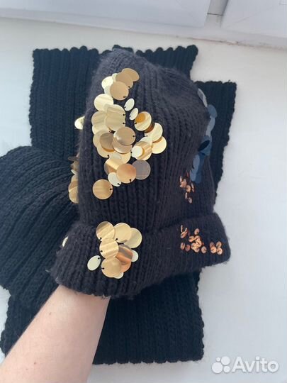 Шапка и шарф Zara H&M