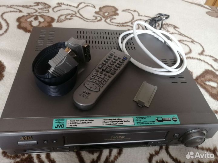 Видеомагнитофон jvc hi fi HR-DD 868 EU