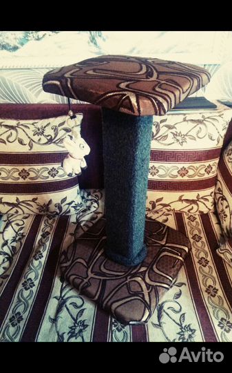 Домик-когтеточка для котиков. Новый