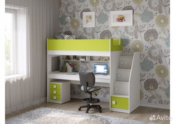 Кровать чердак