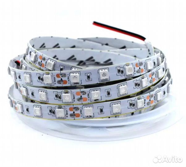 Светодиодная лента SMD 5050 RGB, 12 вольт