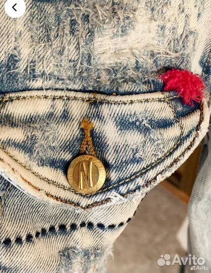 Джинсовая итальянская куртка женская