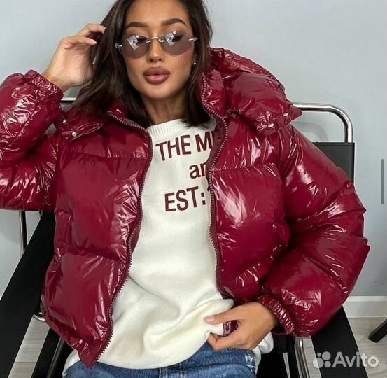 Куртка лаковая женская