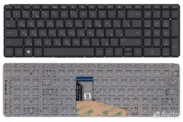 HP Spectre X360 15-CH черная с подсветкой