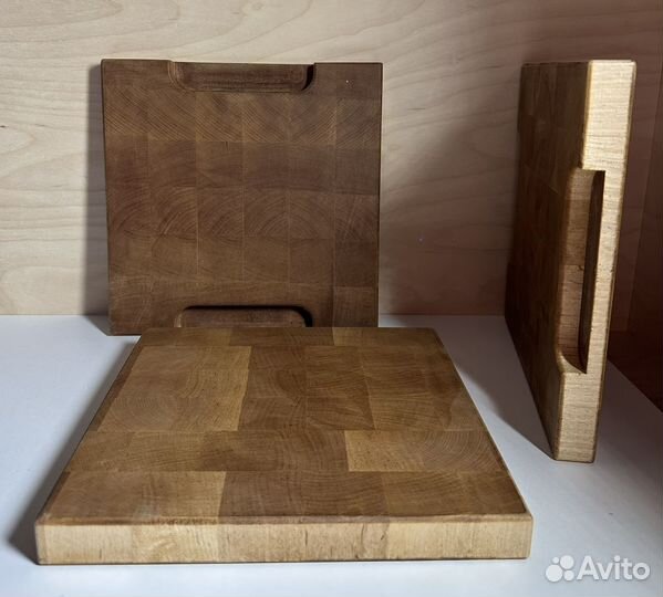 Торцевая разделочная доска из березы