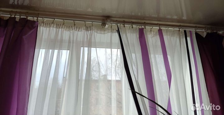 Шторы с ламбрекеном и тюлью