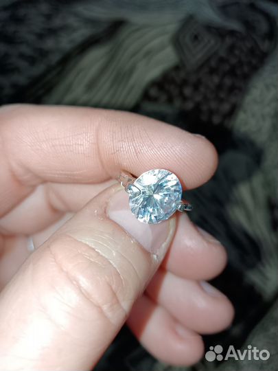 Серьги и кольцо серебро