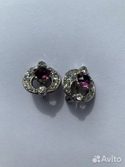 Винтажные серьги клипсы патент 1934 года