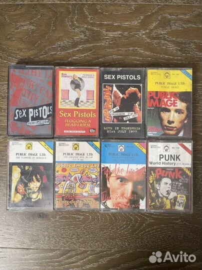 Русский Английский Панк рок группы аудио кассеты