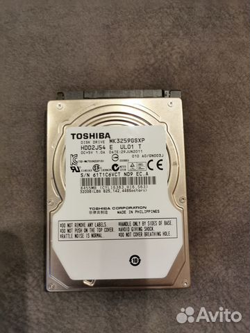 Жесткий диск для ноутбука Toshiba MK3259gsxp