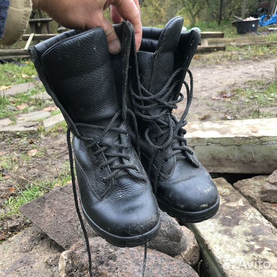 Берцы кожаные 35
