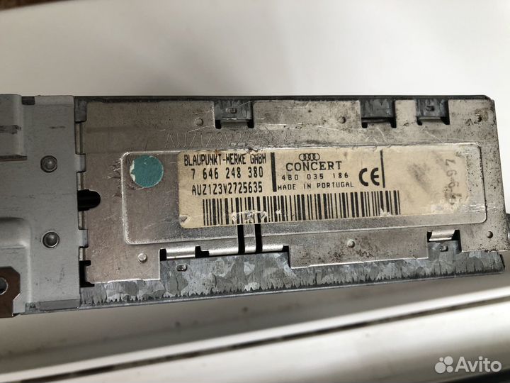 Магнитола Ауди концерт