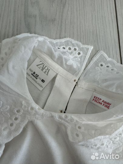 Футболка блузка Zara р-80 для девочки