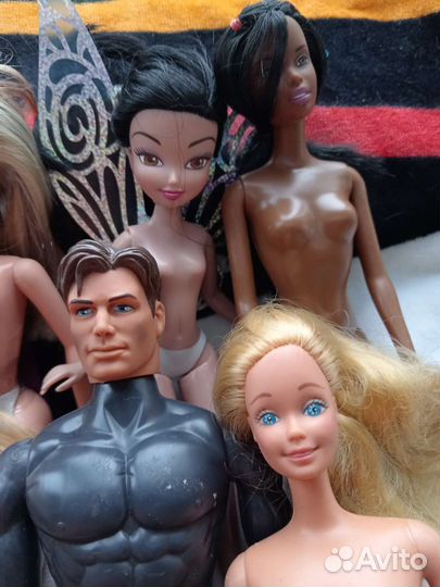 Куклы разных годов, винтажные барби, монстрхай