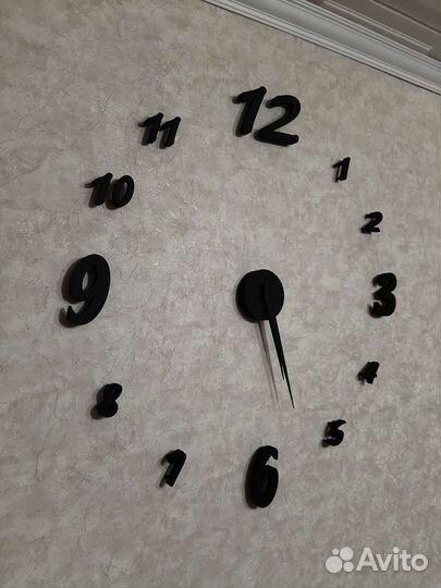 Большие настенные часы 3D