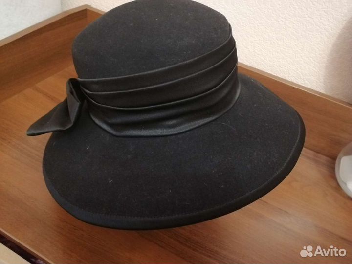Шляпа фетровая женская