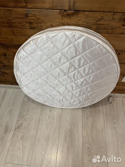Матрас круглый в детскую кроватку новый