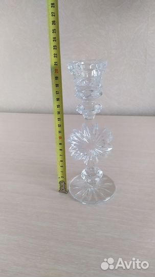 Подсвечник хрустальный СССР