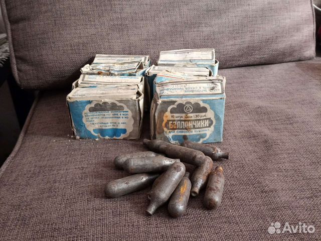 Баллончики для сифона СССР использованные