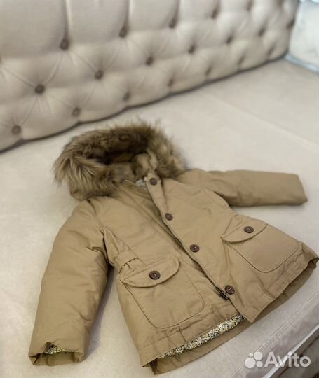 Парка на девочку zara