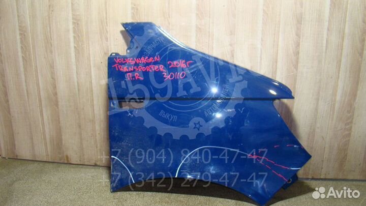 Крыло переднее правое VW Transporter T6