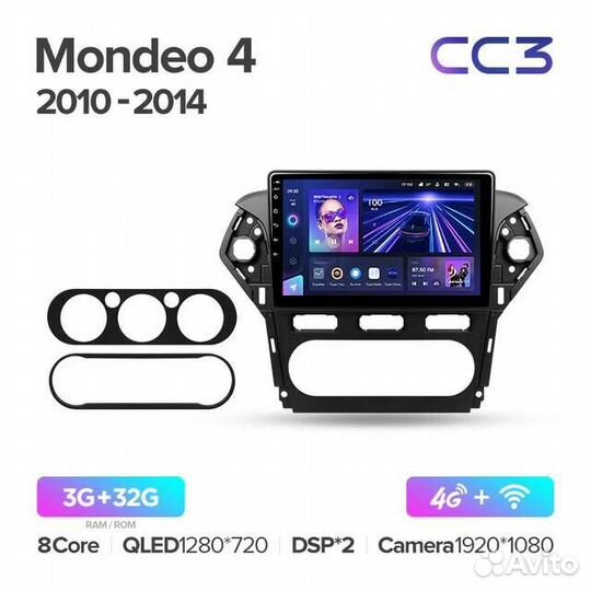 Магнитола teyes cc3 Ford Mondeo 4 2010 - 2014