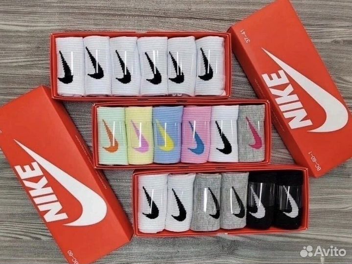Носки nike хлопок 10 пар