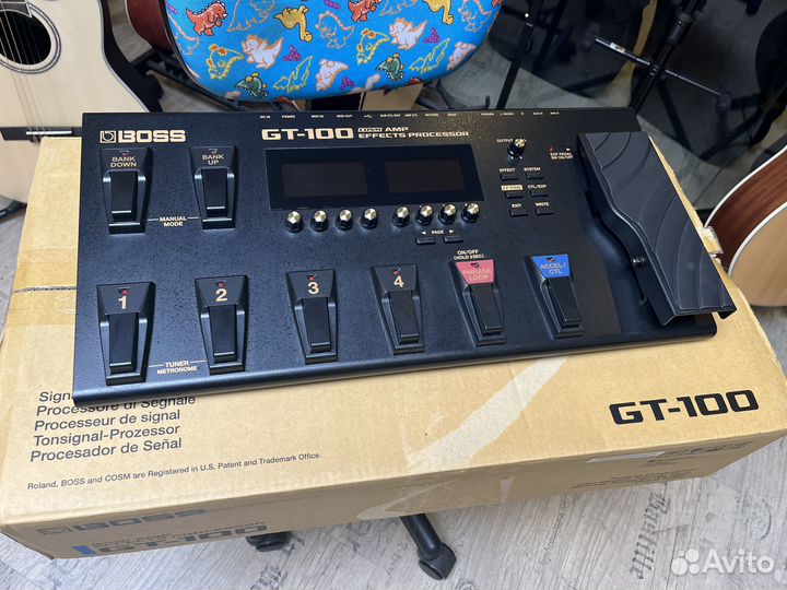 Гитарный процессор эффектов Boss GT100
