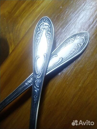 Ложки кофейные серебро