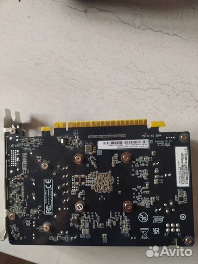 Видеокарта palit 1650 Gaming pro samsung ddr6