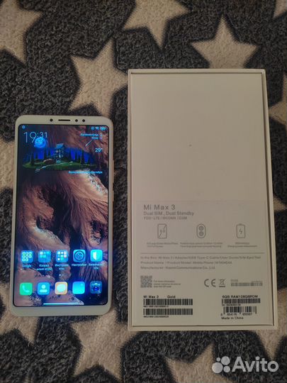 Xiaomi Mi Max 3, 6/128 ГБ