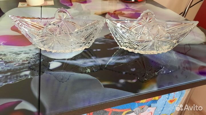 Ваза хрустальная