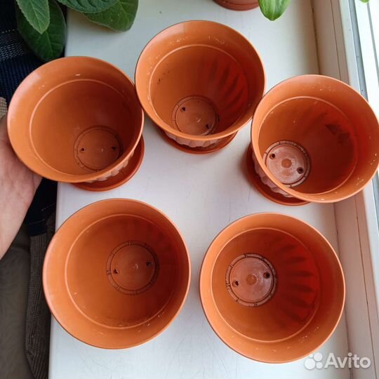 Горшки цветочные пакетом