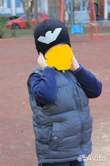 Armani шапочка детская 2/3 годика