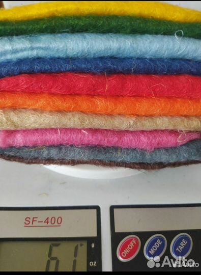 Вата льняная крашеная наборы