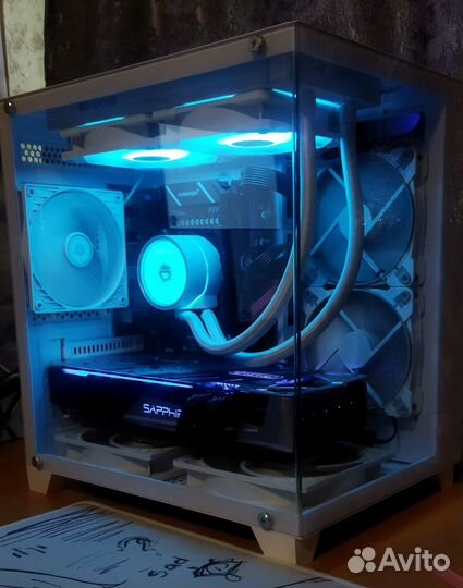 Игровой компьютер с Sapphire RX 5700XT nitro+ OC