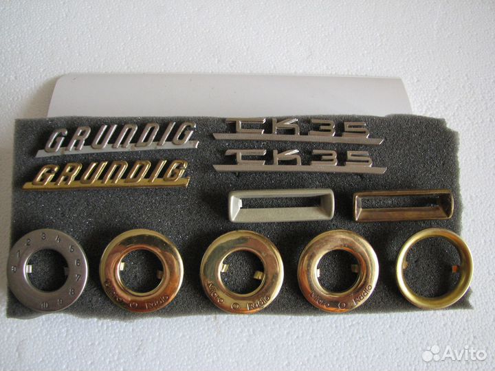 Шильдики Лампового радиоприёмника 50-60г. Оригинал