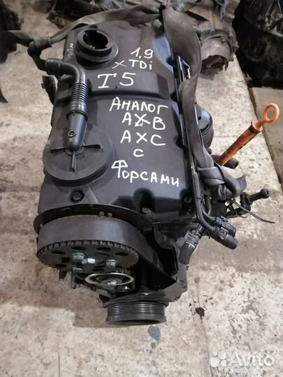 Двигатель Транспортер Т5 аналог AXB AXC + форсунки