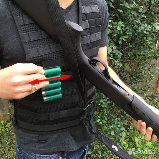 Патронташ тактический, жесткий. калибры: 12,16, 20