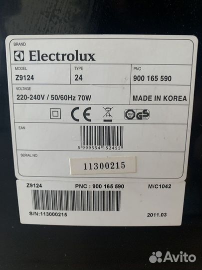 Воздухоочиститель Electrolux Z9124 б/у