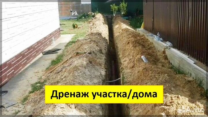 Дренаж участка
