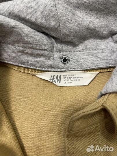 H&M рубашка джинсовая