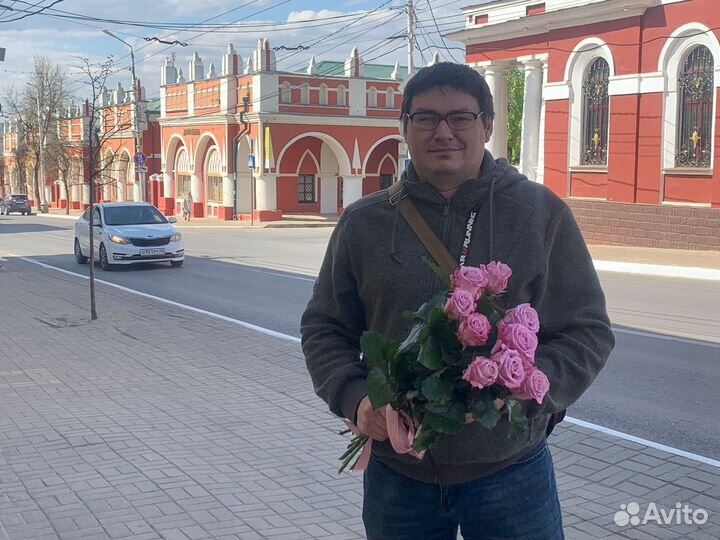 Цветы в букете из роз с доставкой