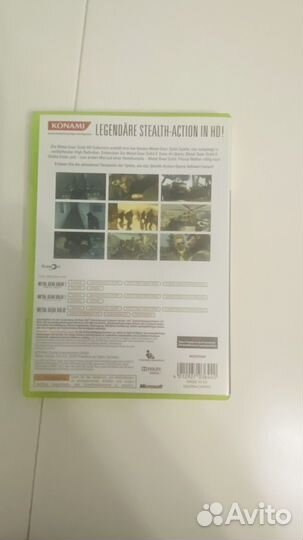 Metal gear solid hd collection xbox 360
