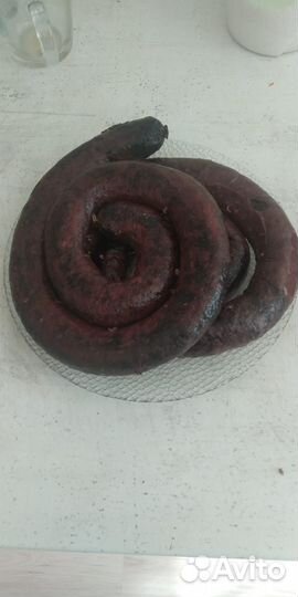 Домашняя кровяная колбаска