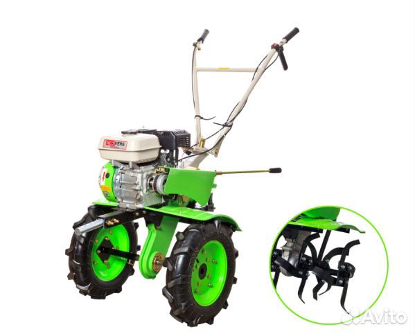 Мотоблок redverg Муравей-3 с колесами пониж скорос