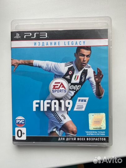 Игра для приставки ps3 FIFA19 издание legacy